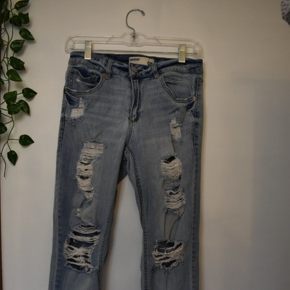 Garage Girlfriend Distressed Jeans